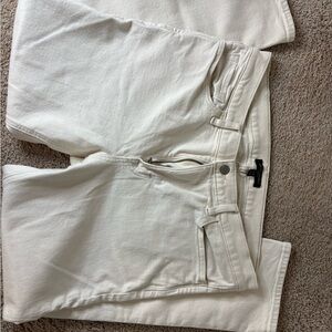 Banana Republic Cream Slim Fit Jeans